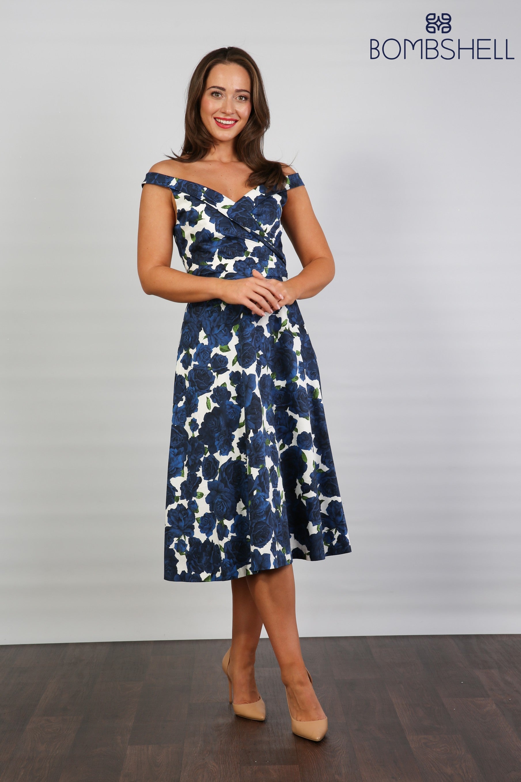 Bombshell Portland Smooth your Curves A-line Dress