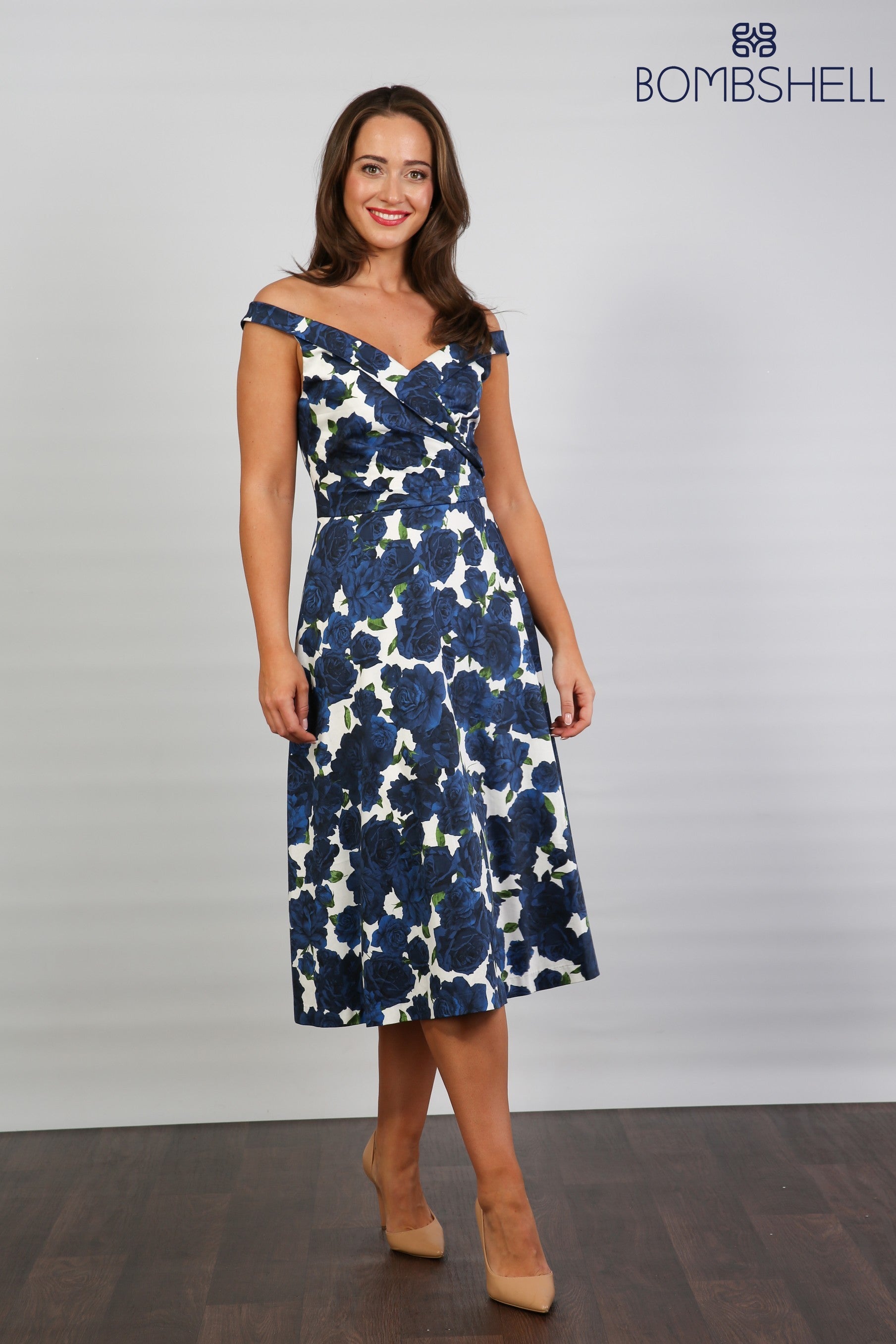 Bombshell Portland Smooth your Curves A-line Dress