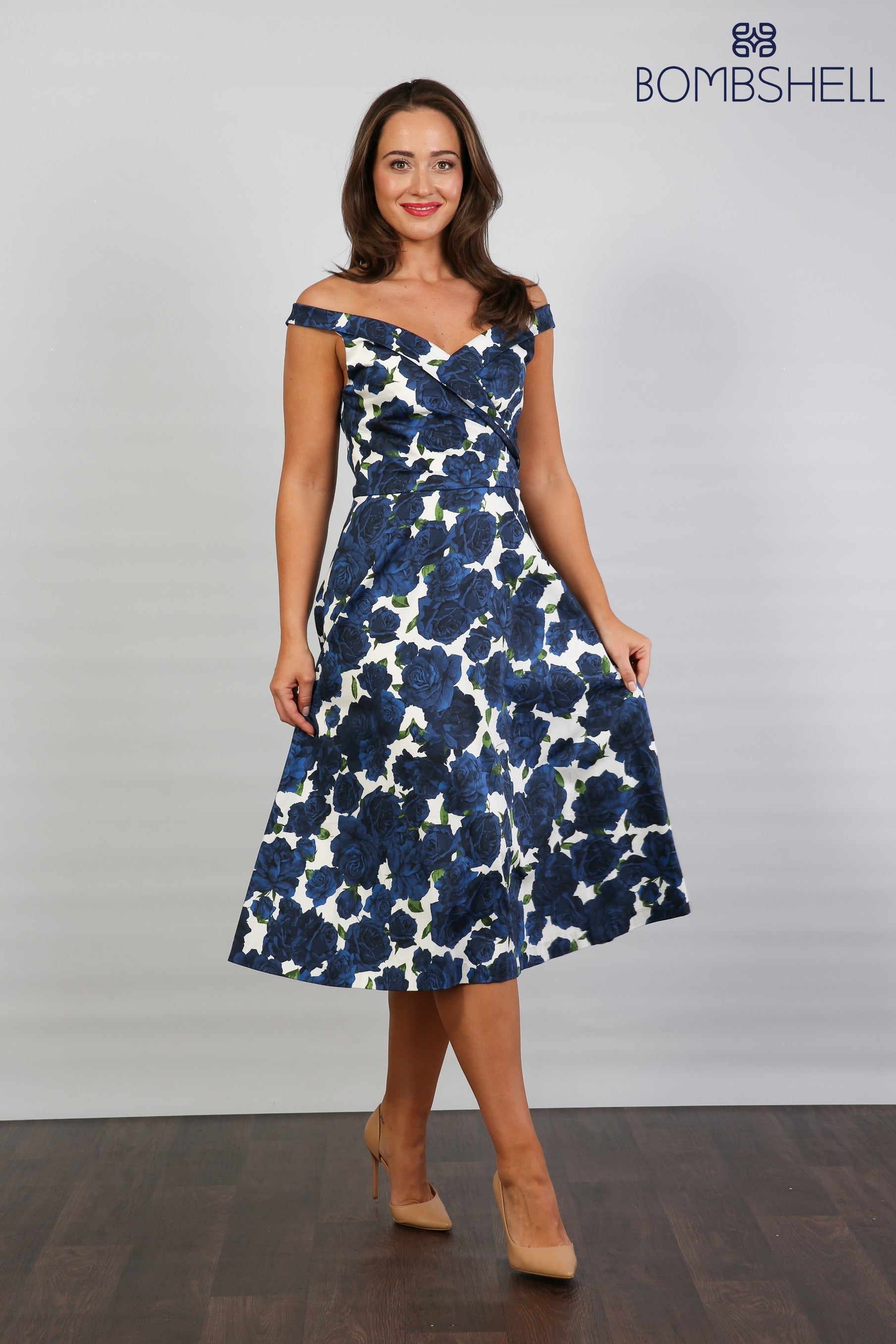 Bombshell Portland Smooth your Curves A-line Dress