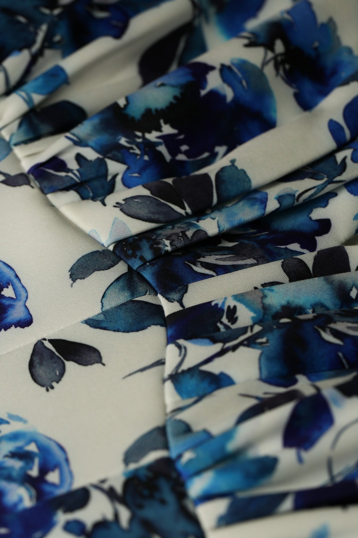 Bombshell Lauren Dress in Camellia Blue Floral Print