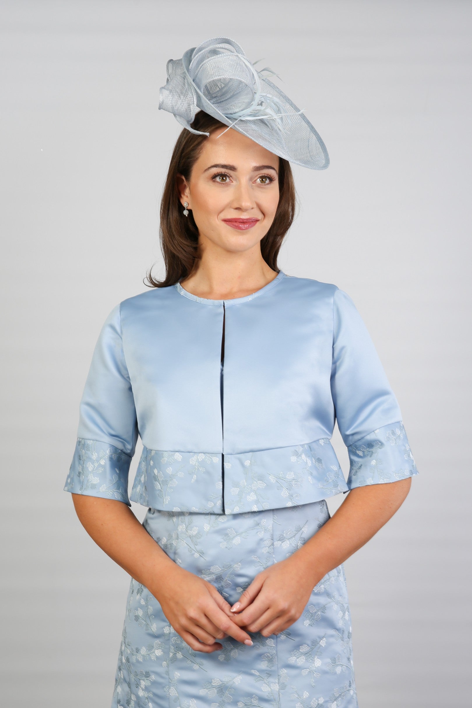 Chanel Special Occasion Dress and Jacket in Cashmere Blue