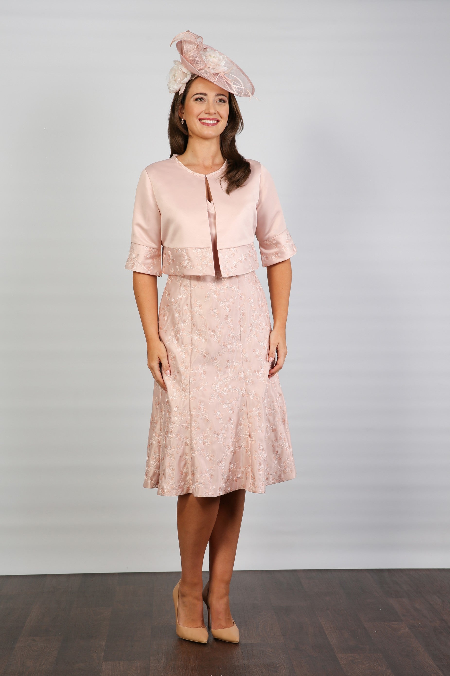Chanel Special Occasion Dress and Jacket in Seashell