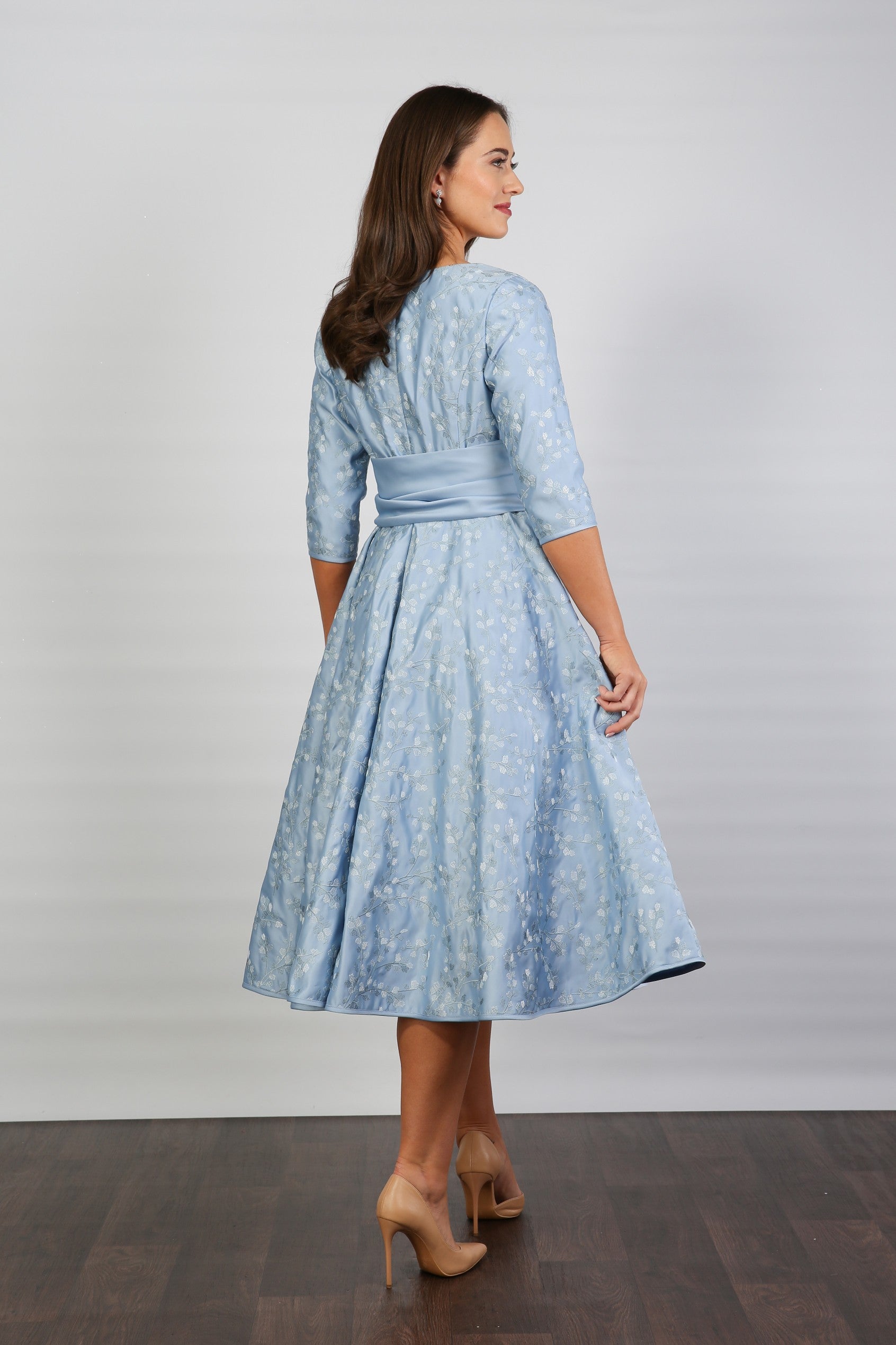 Christie Mother of the Bride Dress in Cashmere Blue