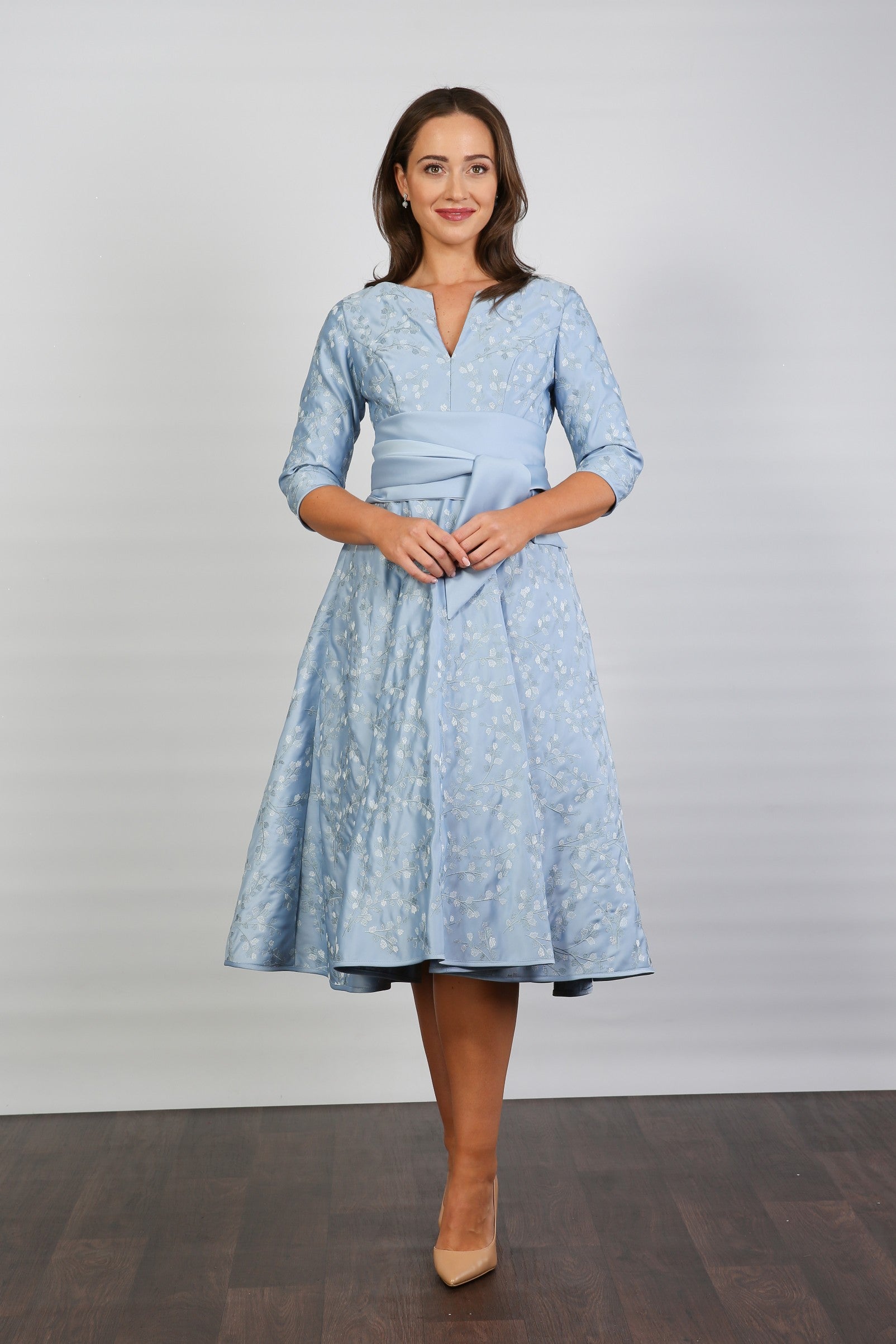 Christie Mother of the Bride Dress in Cashmere Blue