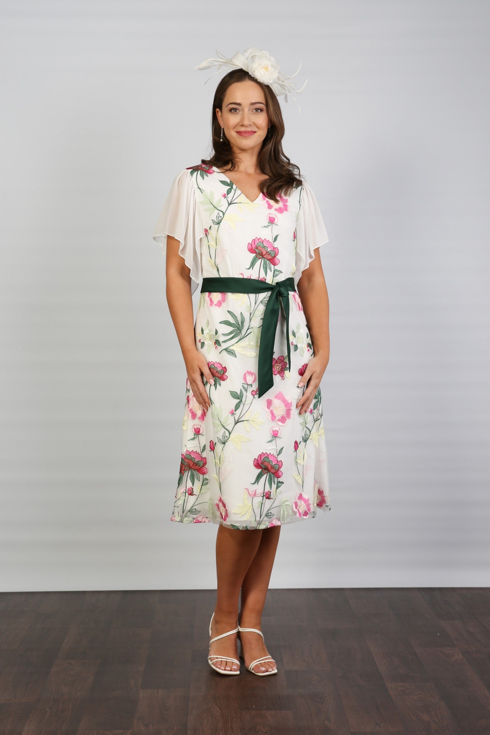 Fliss Embroidered Jersey Dress