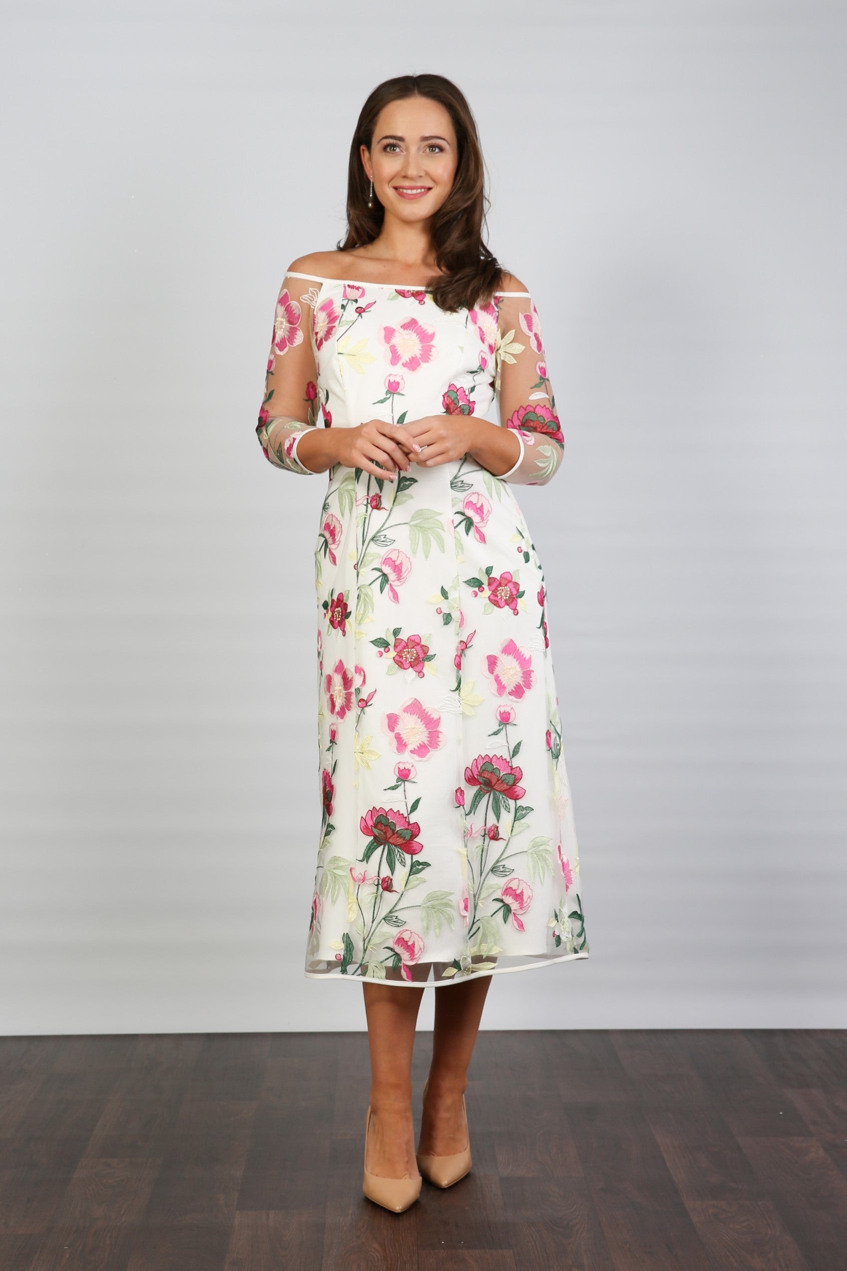 Flourish Embroidered Dress