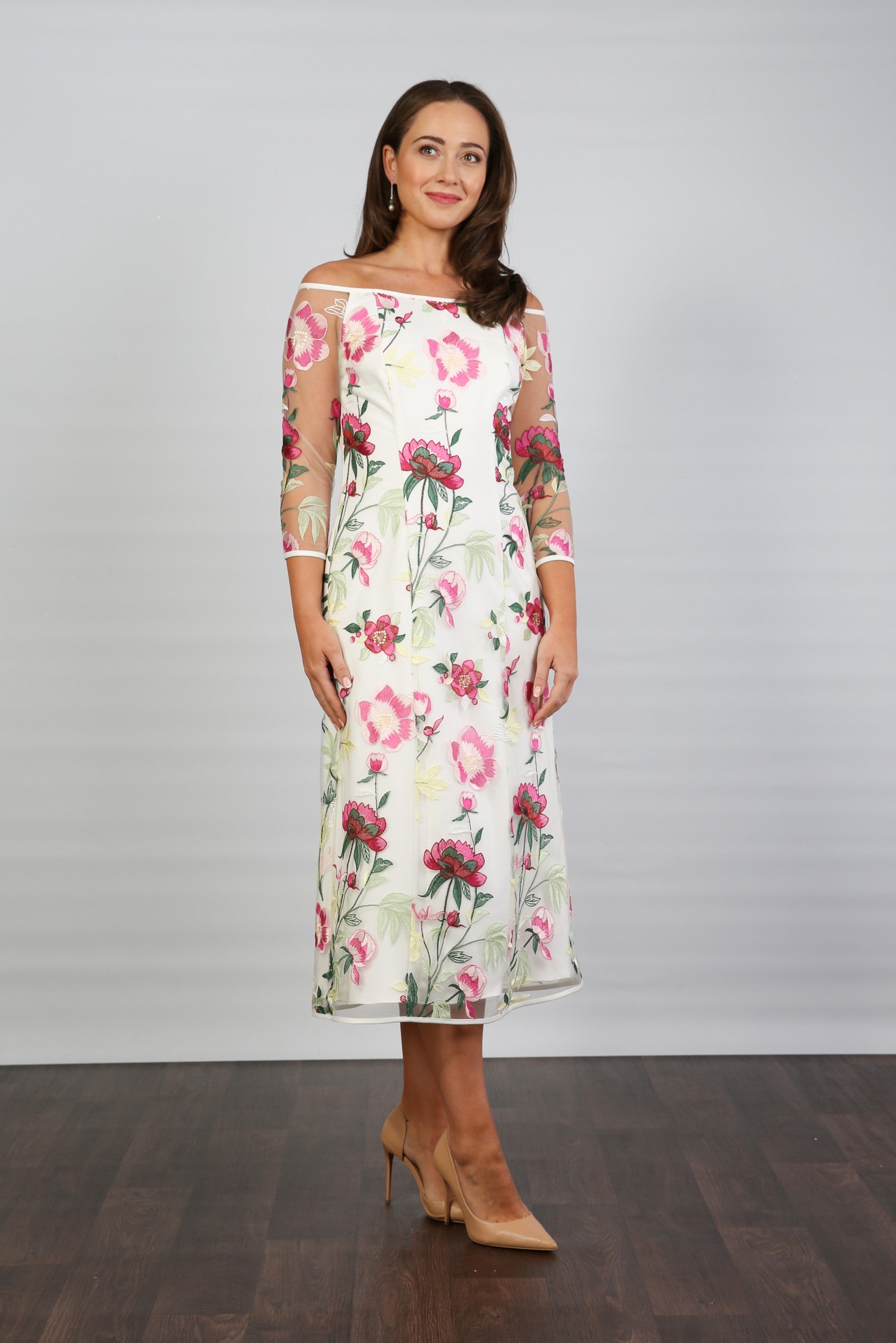 Flourish Embroidered Dress