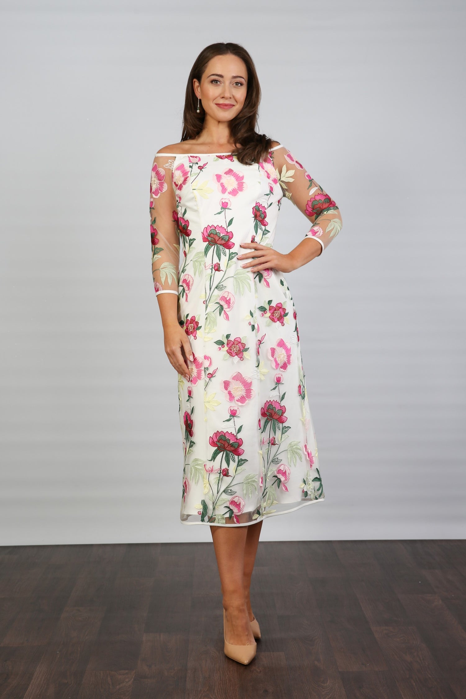 Flourish Embroidered Dress