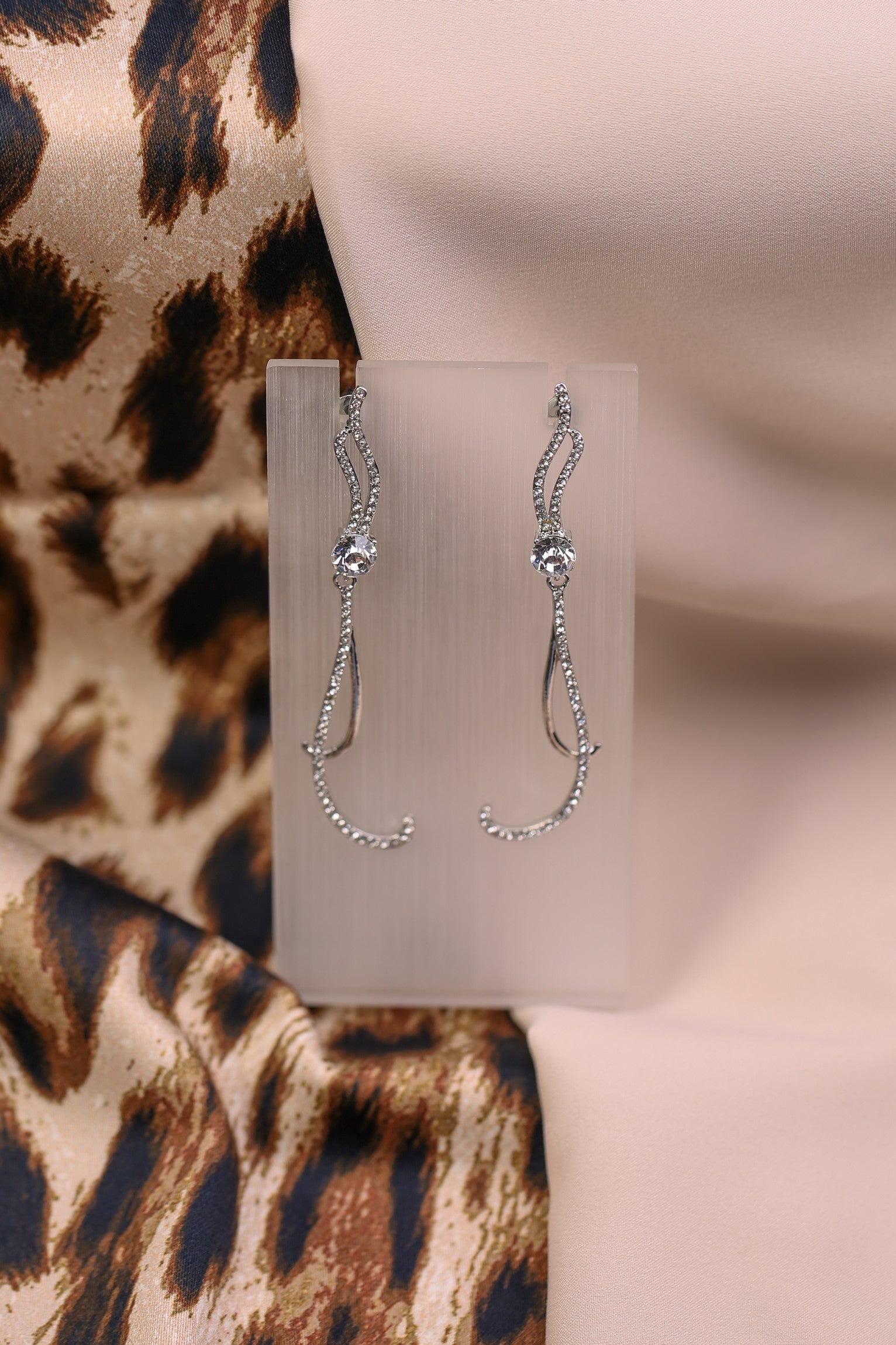Crystal Cascade Earrings