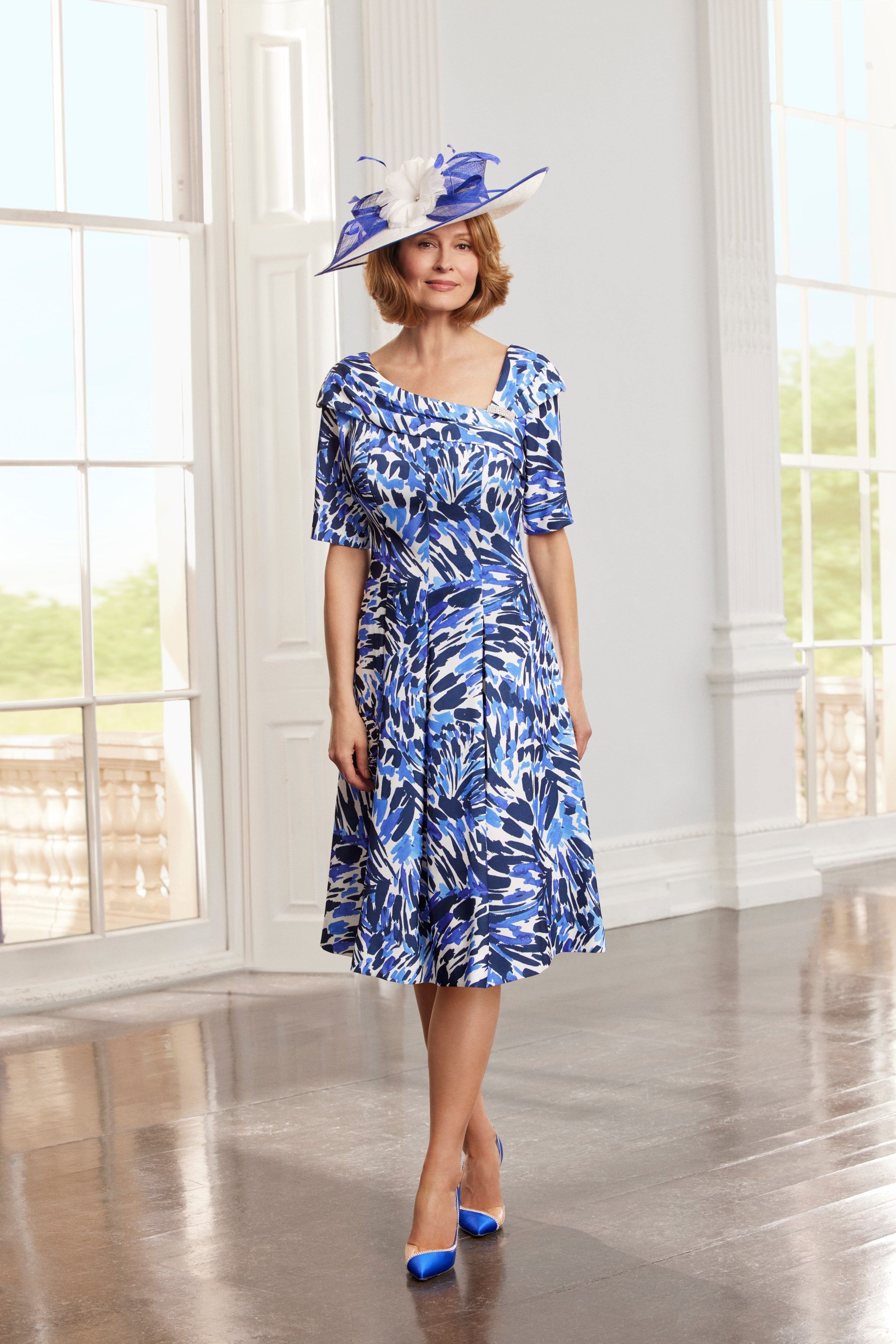 Condici Special Occasion Dress in Delaunay Rich Cobalt