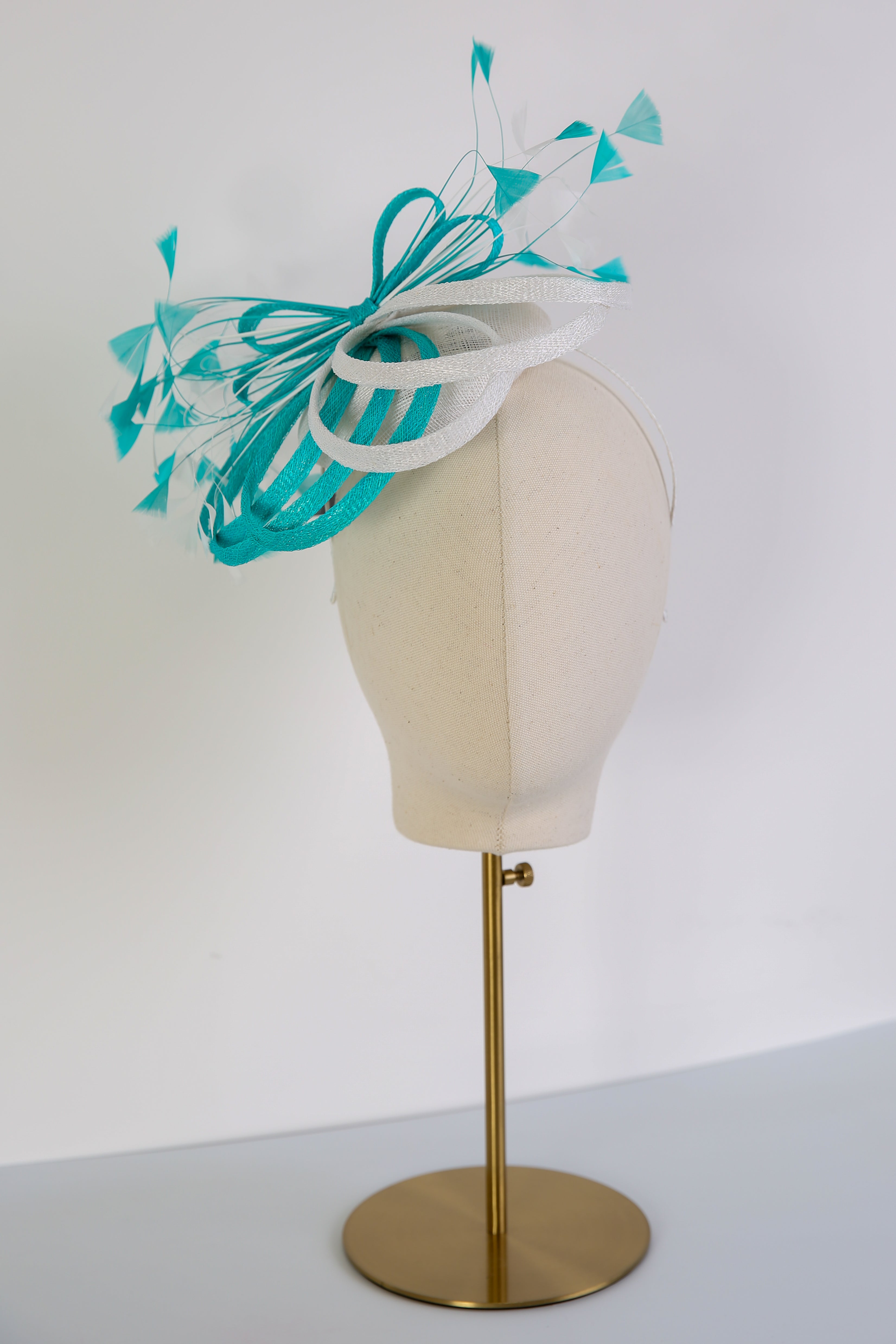 Ispirato Small Fascinator in Ophelia Verdant