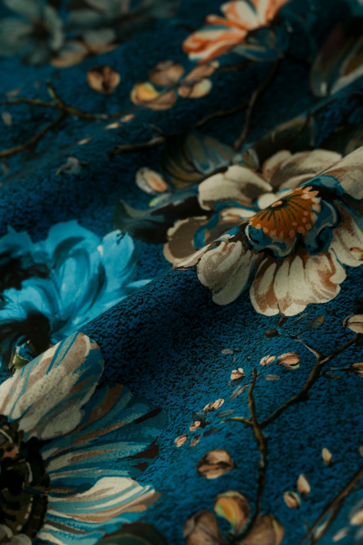 Bombshell Anderson Dress in Ianthe Teal Floral Print