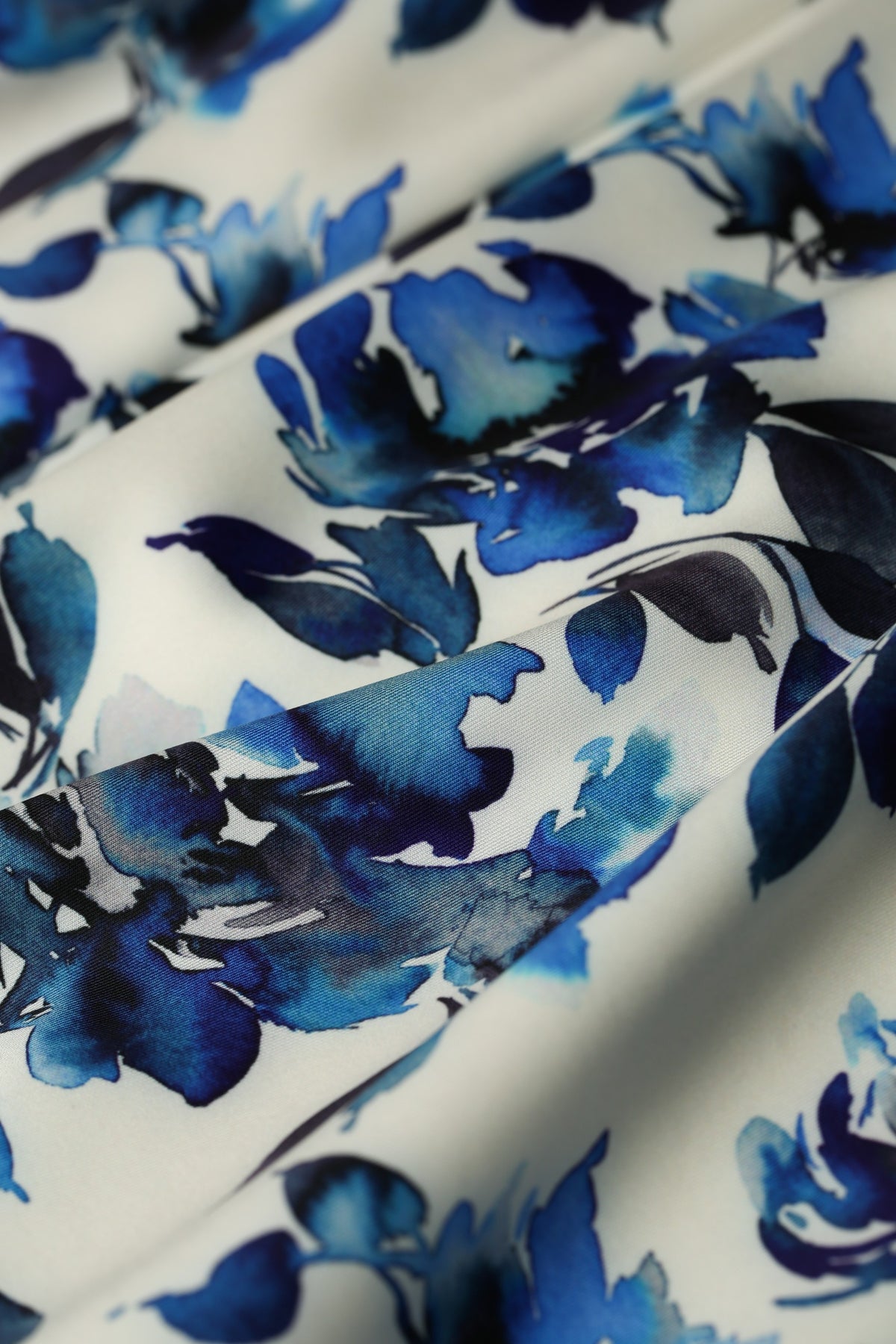 Bombshell Lauren Dress in Camellia Blue Floral Print