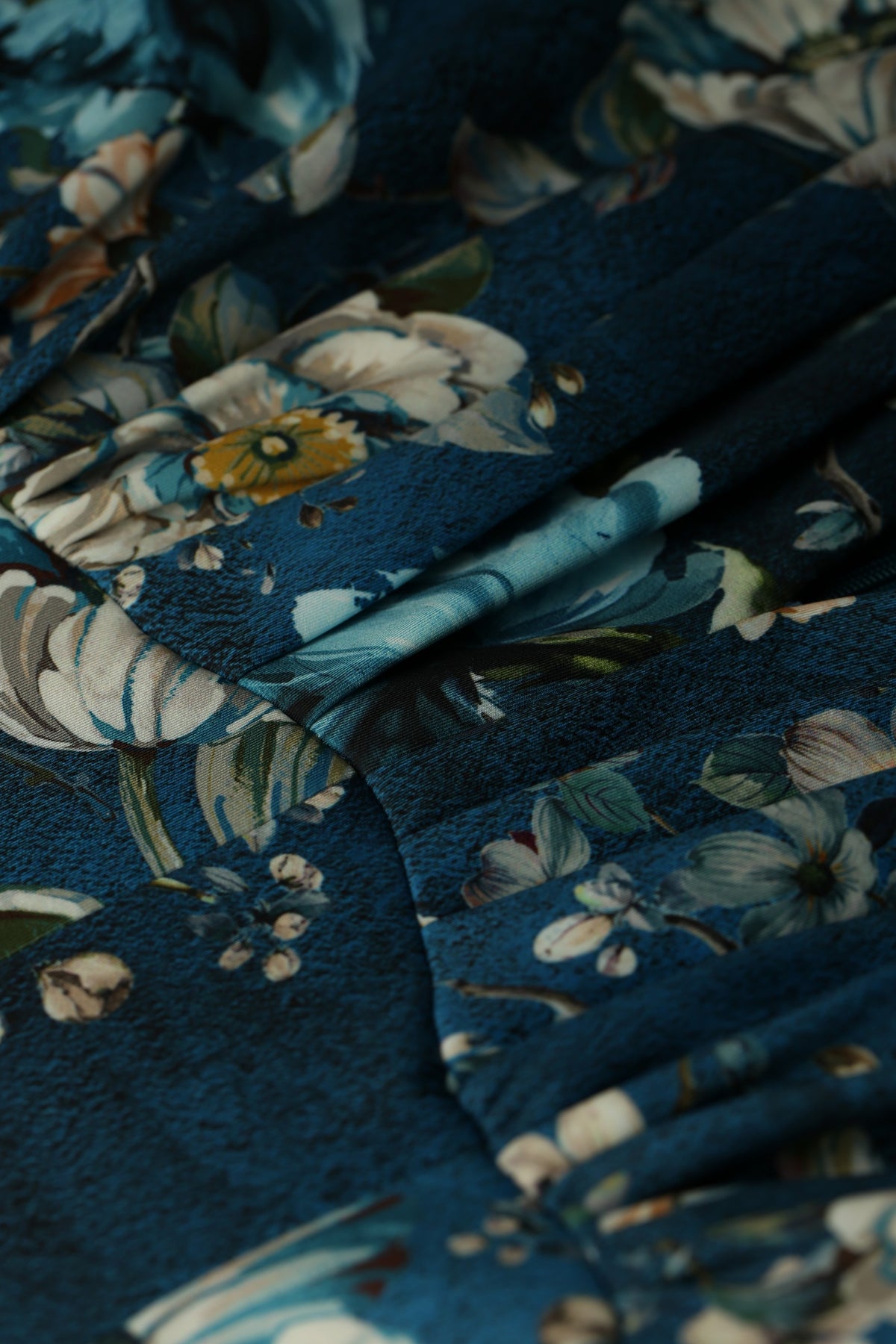 Bombshell Lauren Dress in Ianthe Blue Floral Print