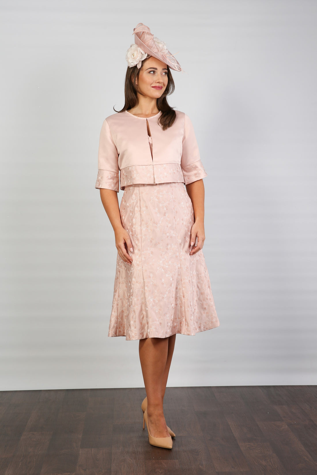 Chanel Special Occasion Dress and Jacket in Seashell