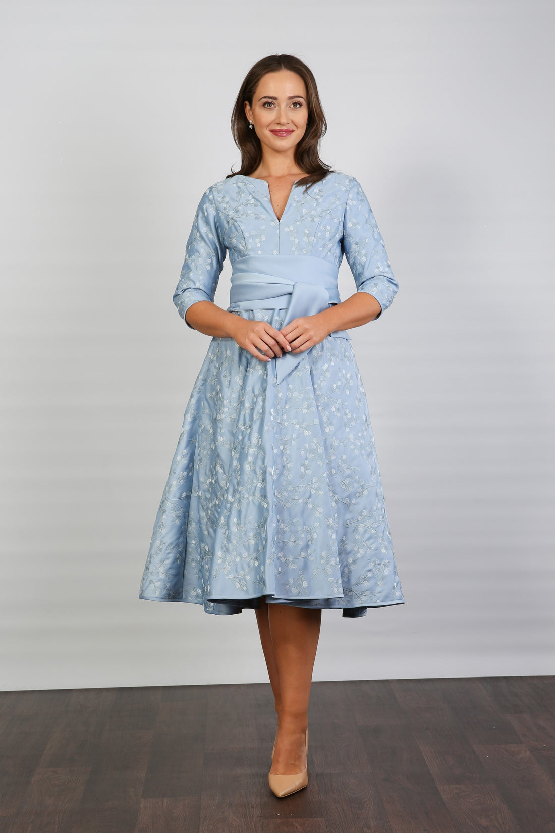 Christie Mother of the Bride Dress in Cashmere Blue