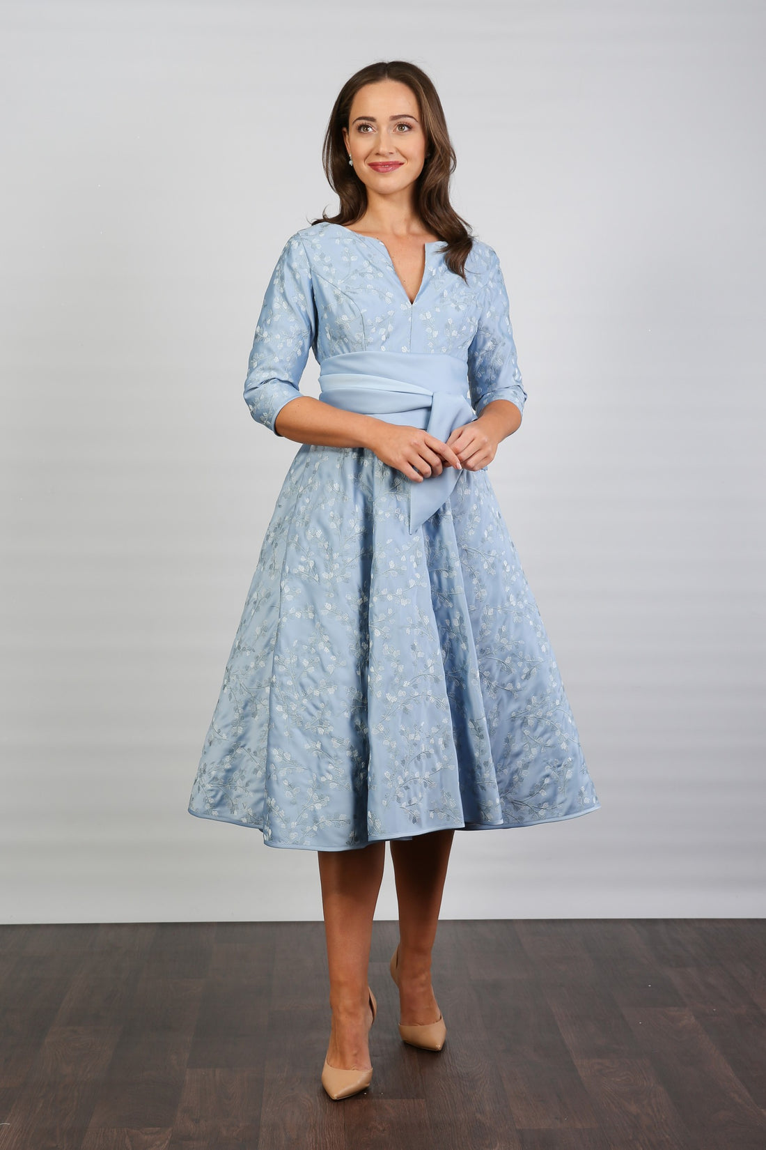 Christie Mother of the Bride Dress in Cashmere Blue