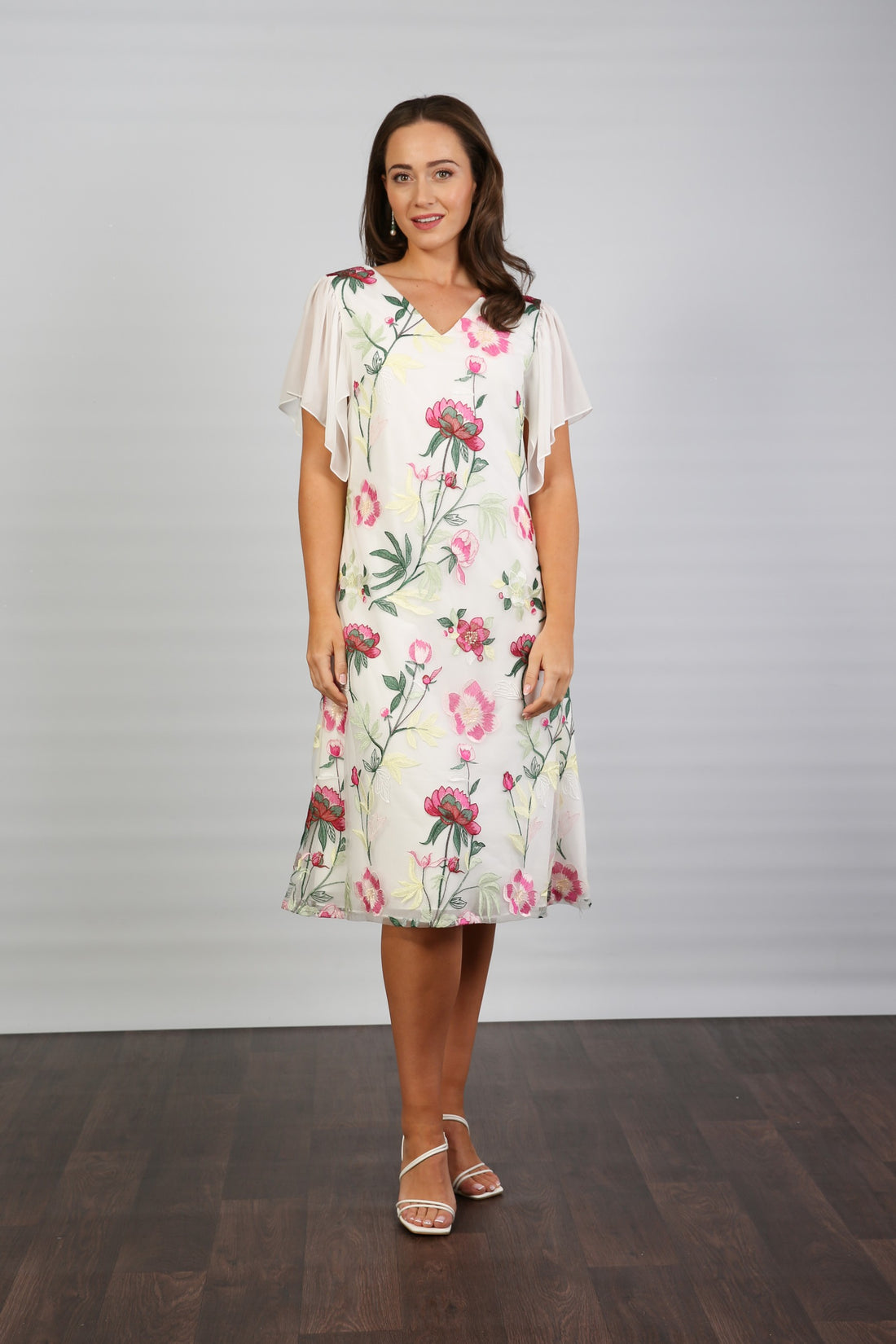 Fliss Embroidered Jersey Dress
