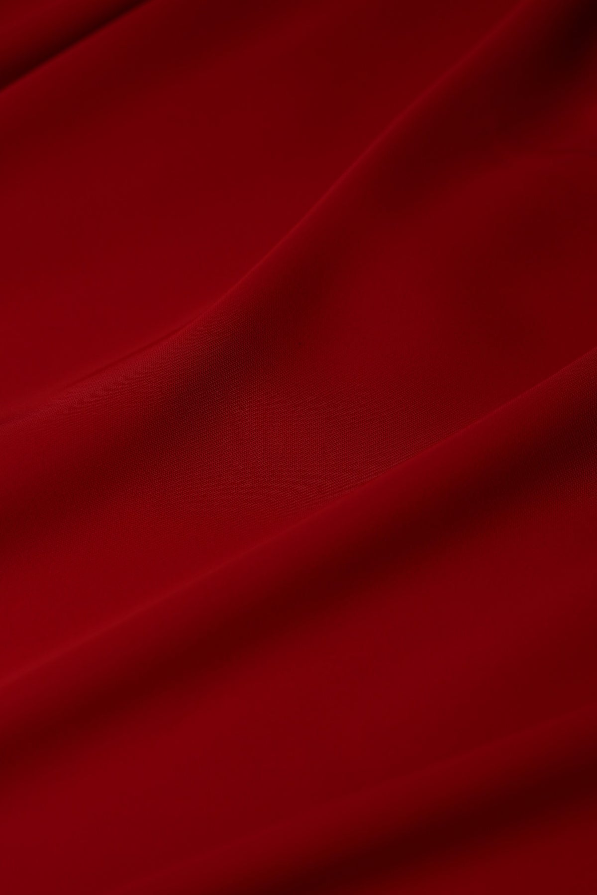 Calista Edge of the Shoulder Dress with Sleeves in Cherry