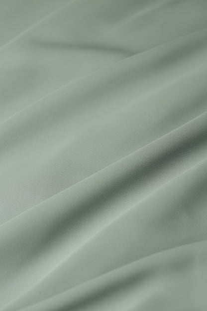 Calista Edge of the Shoulder Dress with Sleeves in Duck Egg