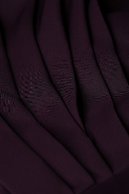 Doran Winter weight Jersey Dress with Sleeves in Blackberry