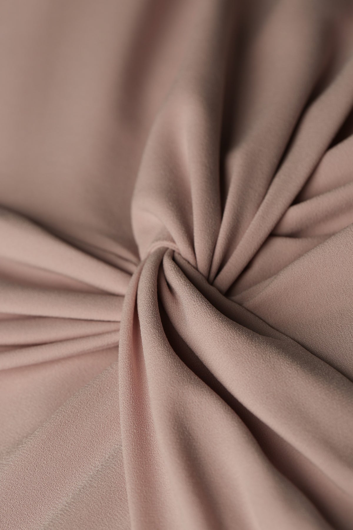 Eve Elegant Crepe Dress in Blush