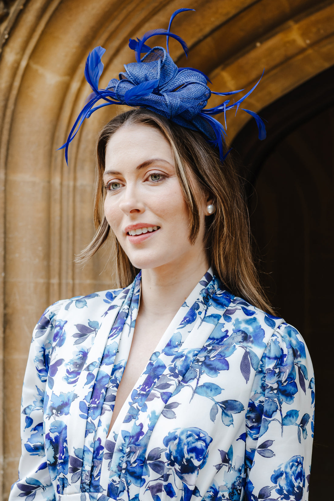Waverleigh Fascinator in Electric Blue