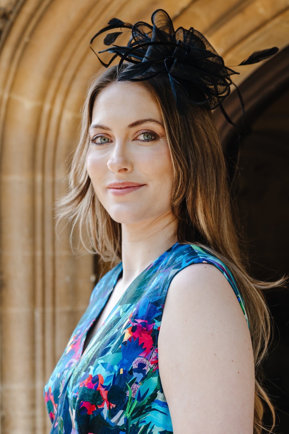 Waverleigh Fascinator in Jet Black