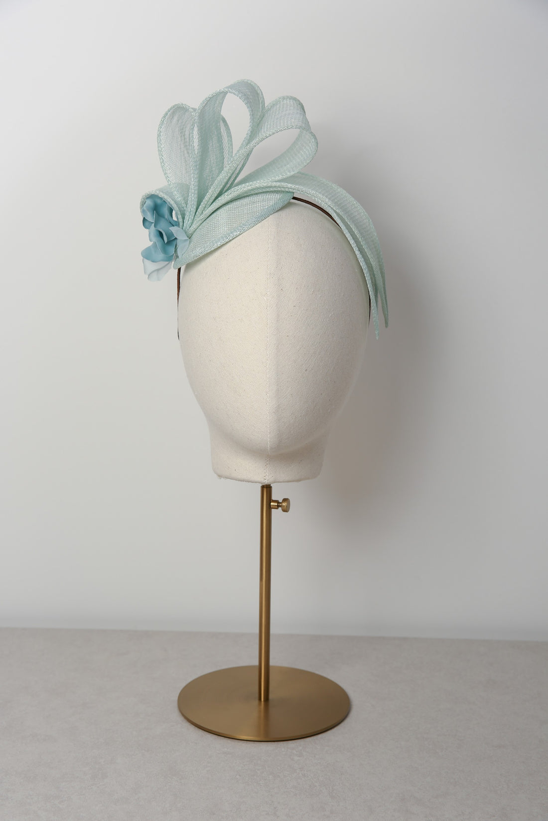 Zarlee Fascinator in Duck Egg