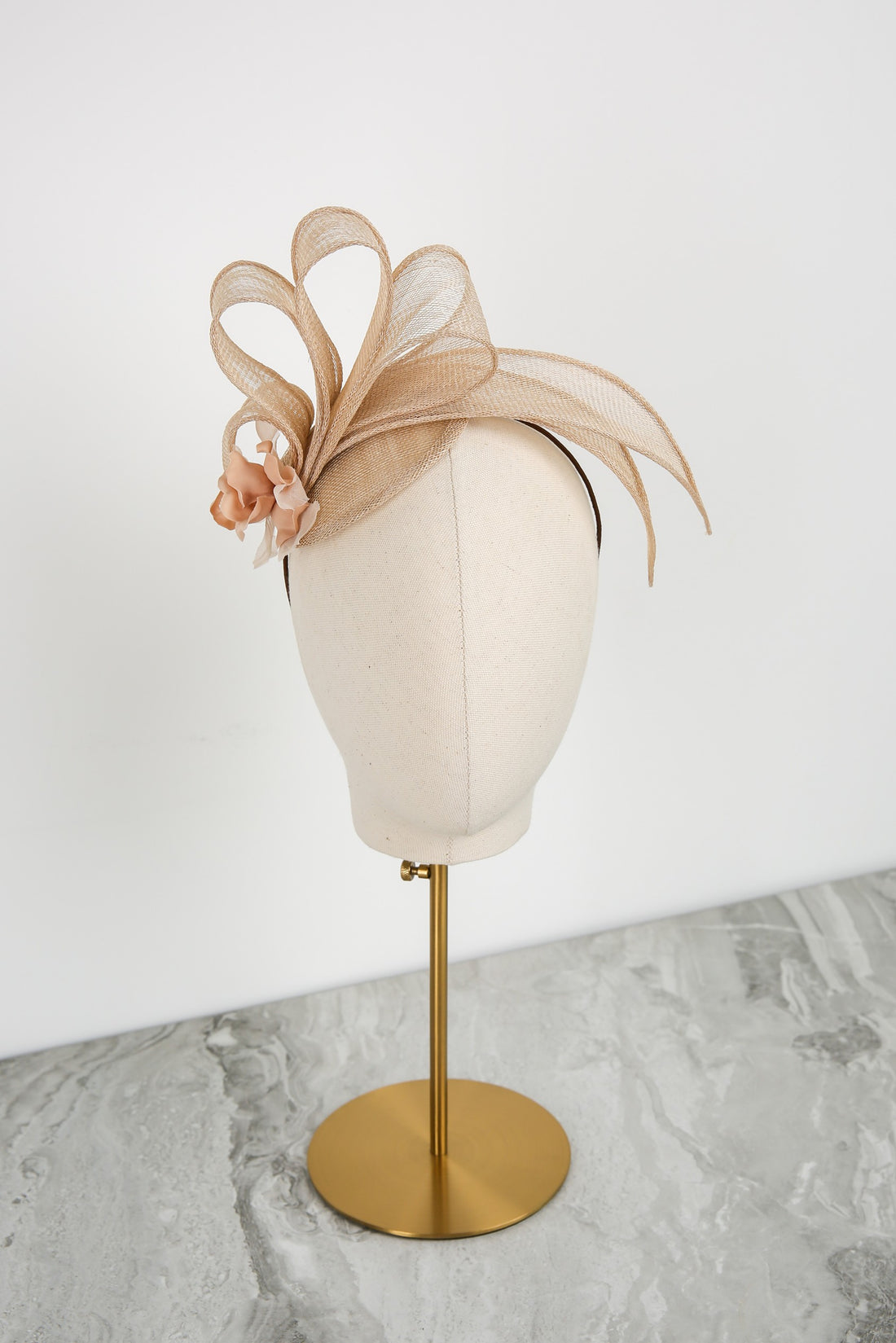Zarlee Fascinator in Golden Shadow