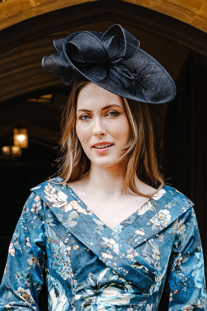 Iolanthe Fascinator in Jet Black