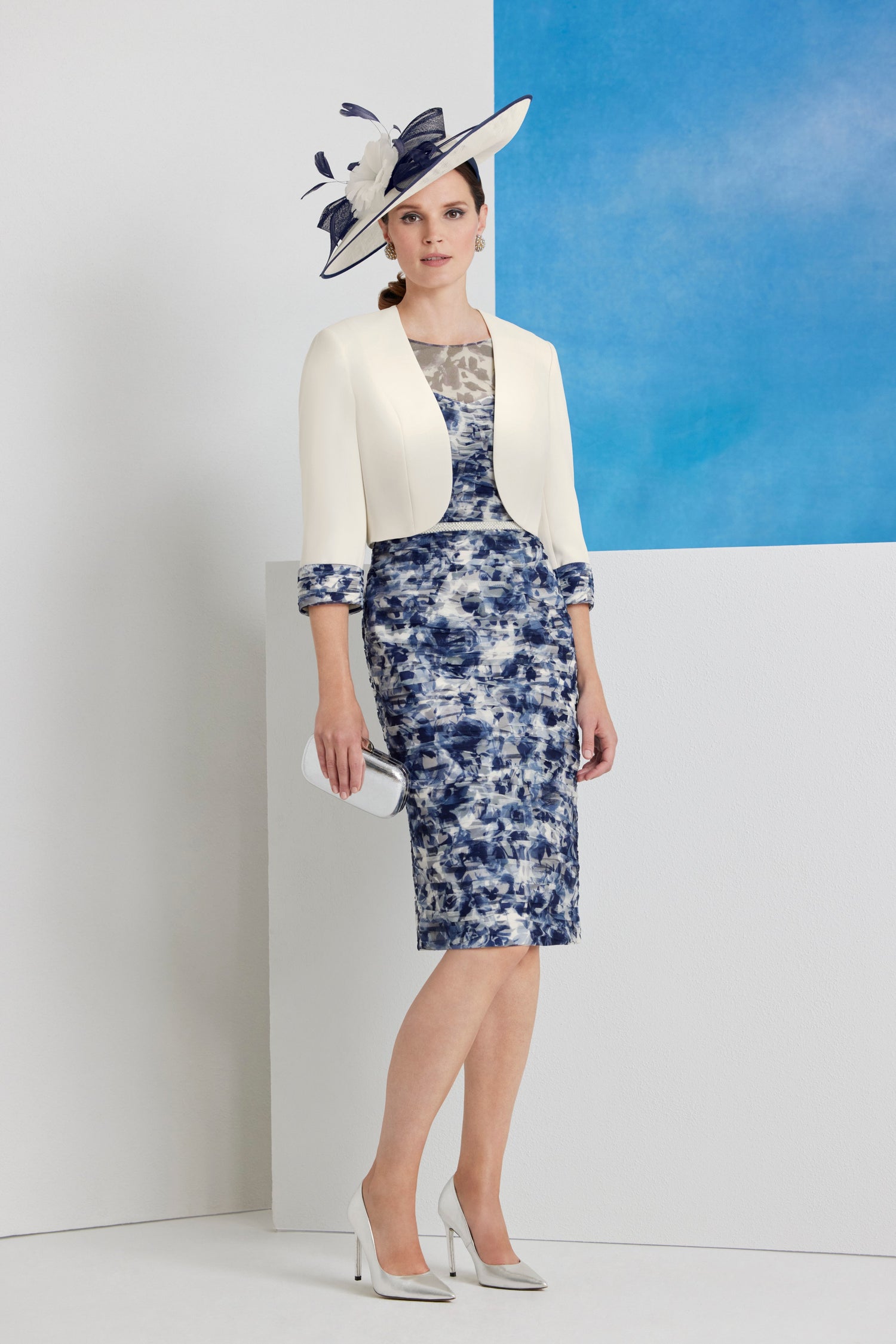 Condici Occasion Dress and Jacket in Rosa Alabaster