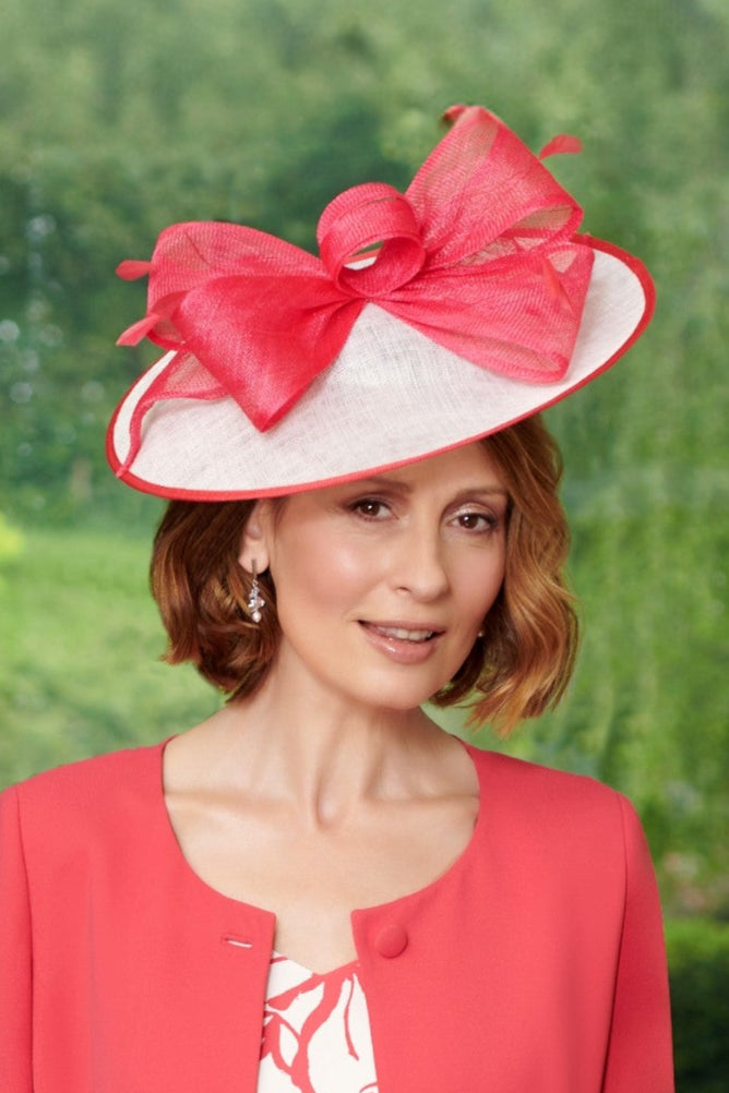 Condici Large Fascinator in Deep Sunset