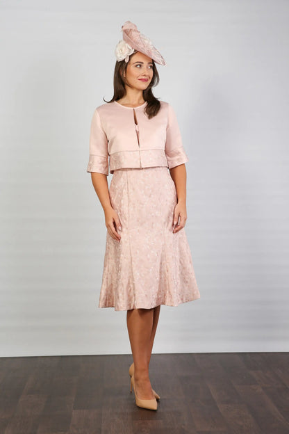 Chanel Special Occasion Dress &amp; Jacket in Seashell Pink