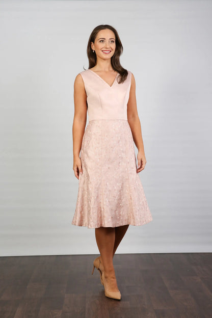 Chanel Special Occasion Dress &amp; Jacket in Seashell Pink