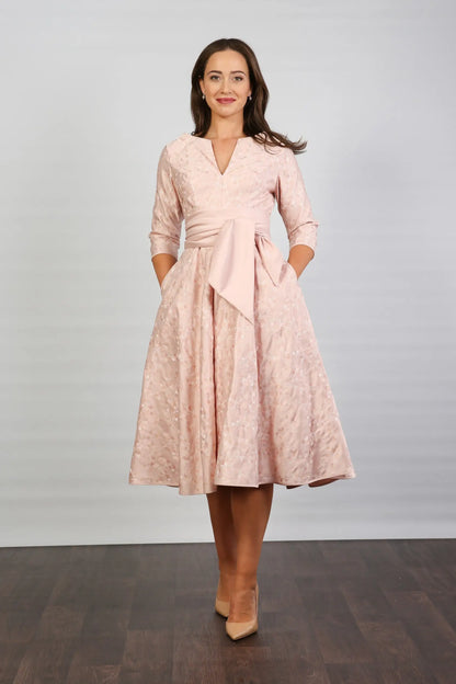 Christie Mother of the Bride Dress in Seashell Pink