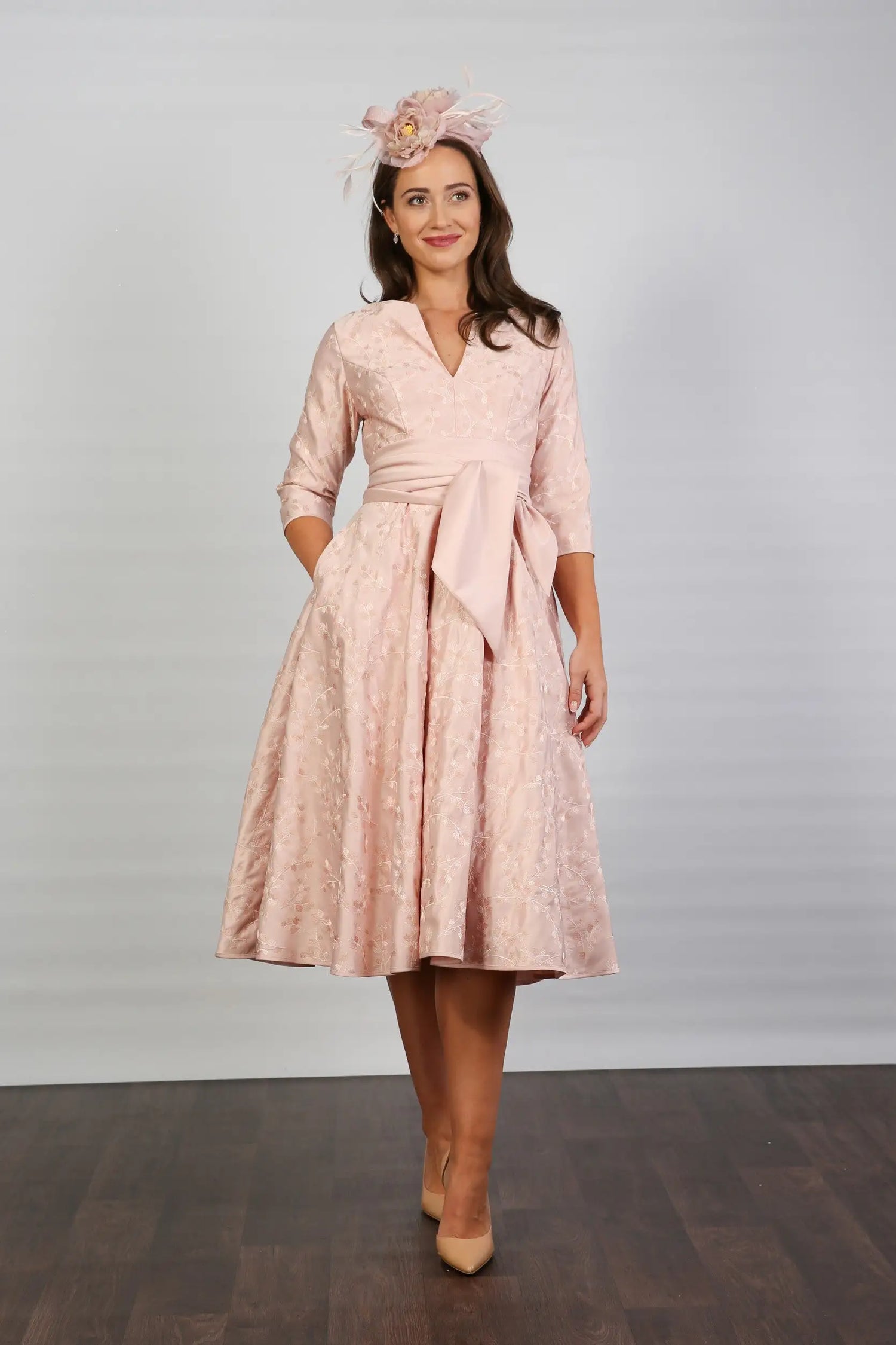 Christie Mother of the Bride Dress in Seashell Pink