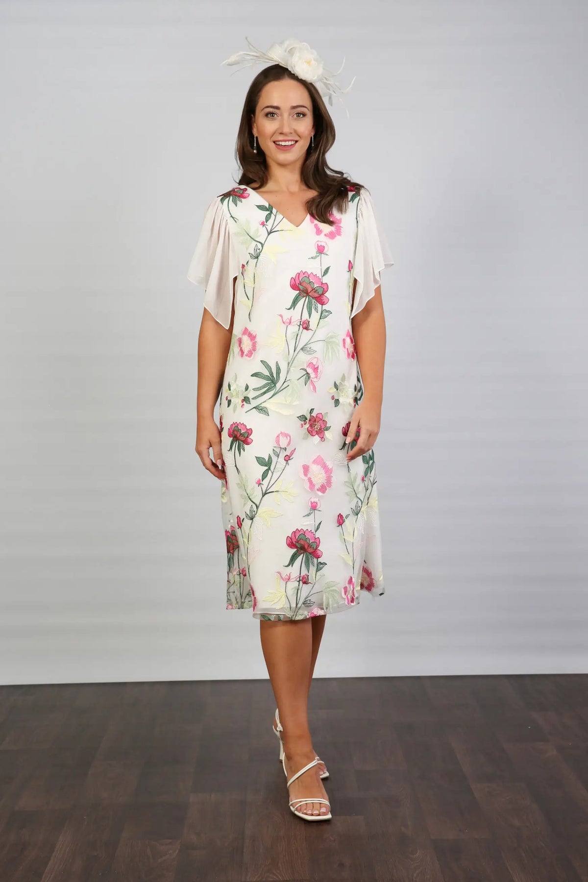 Fliss Embroidered Jersey Dress