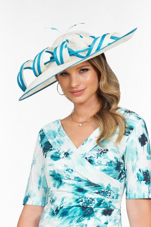 Ispirato Large Fascinator in Faze Verdant