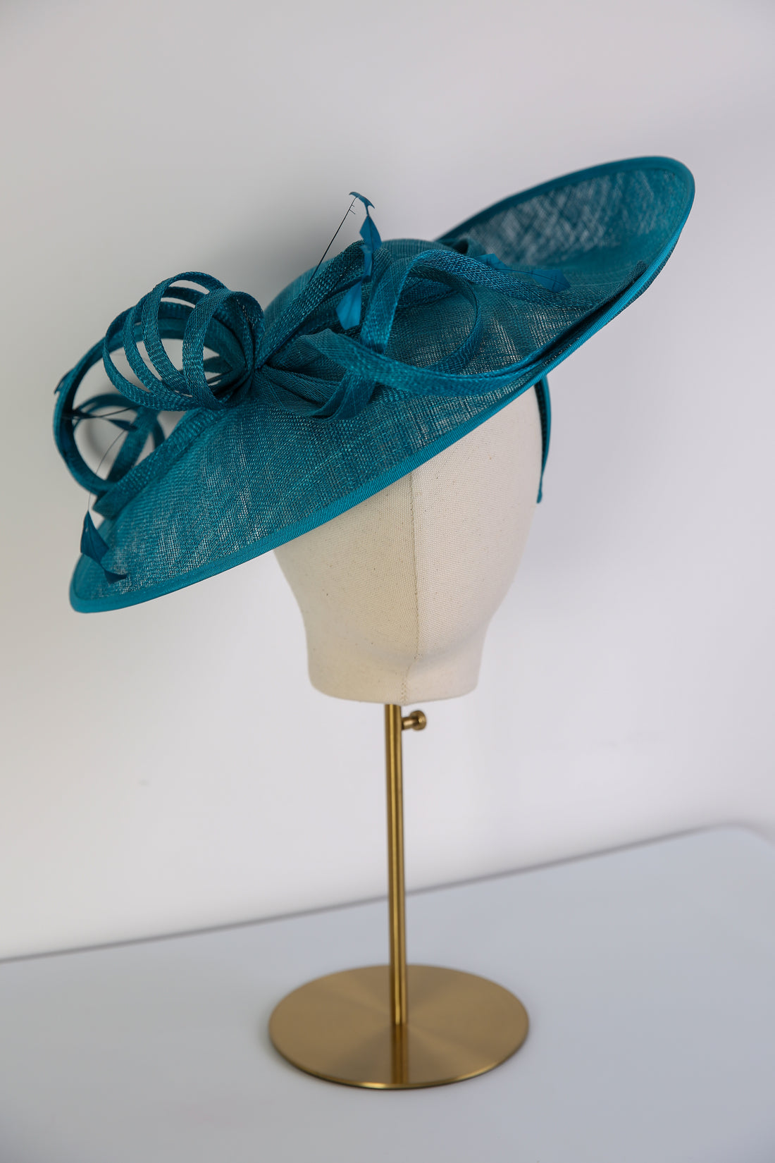 Ispirato Medium Fascinator in Imperial Jade