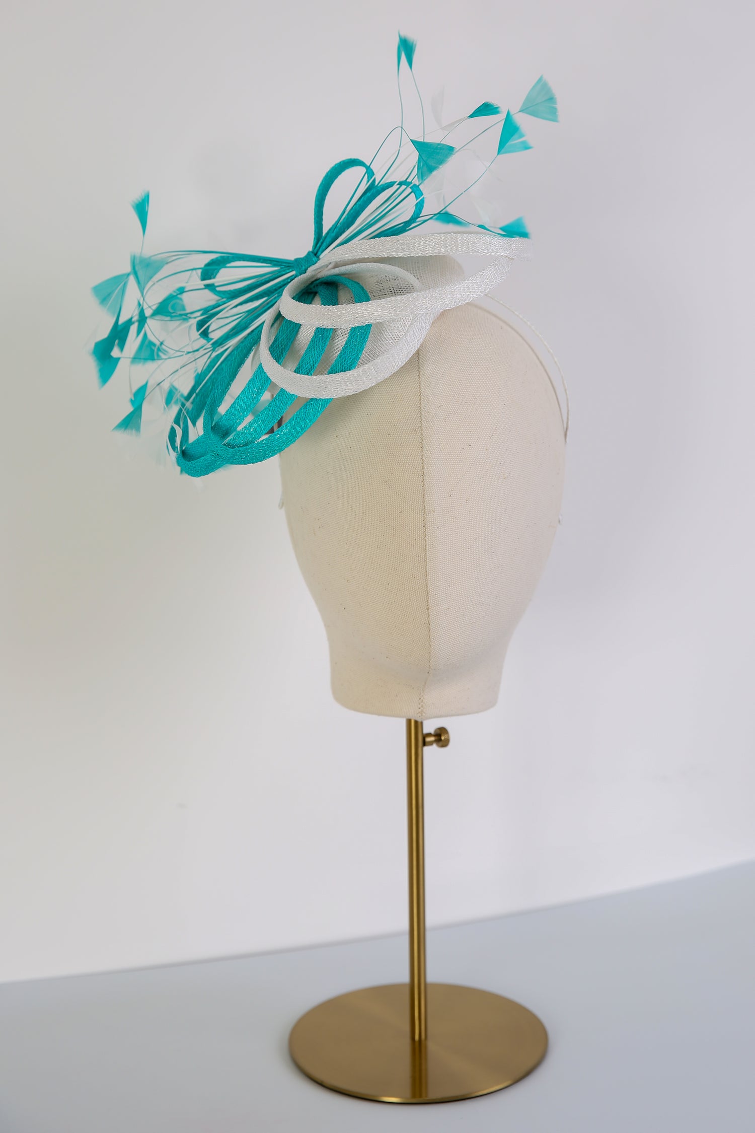 Ispirato Small Fascinator in Ophelia Verdant