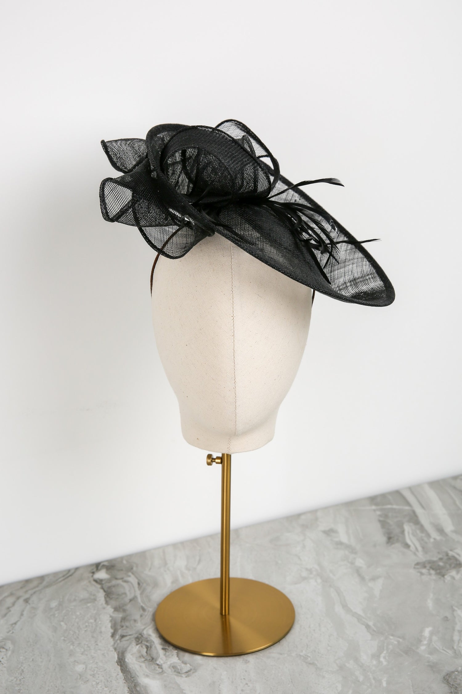 Iolanthe Fascinator in Jet Black