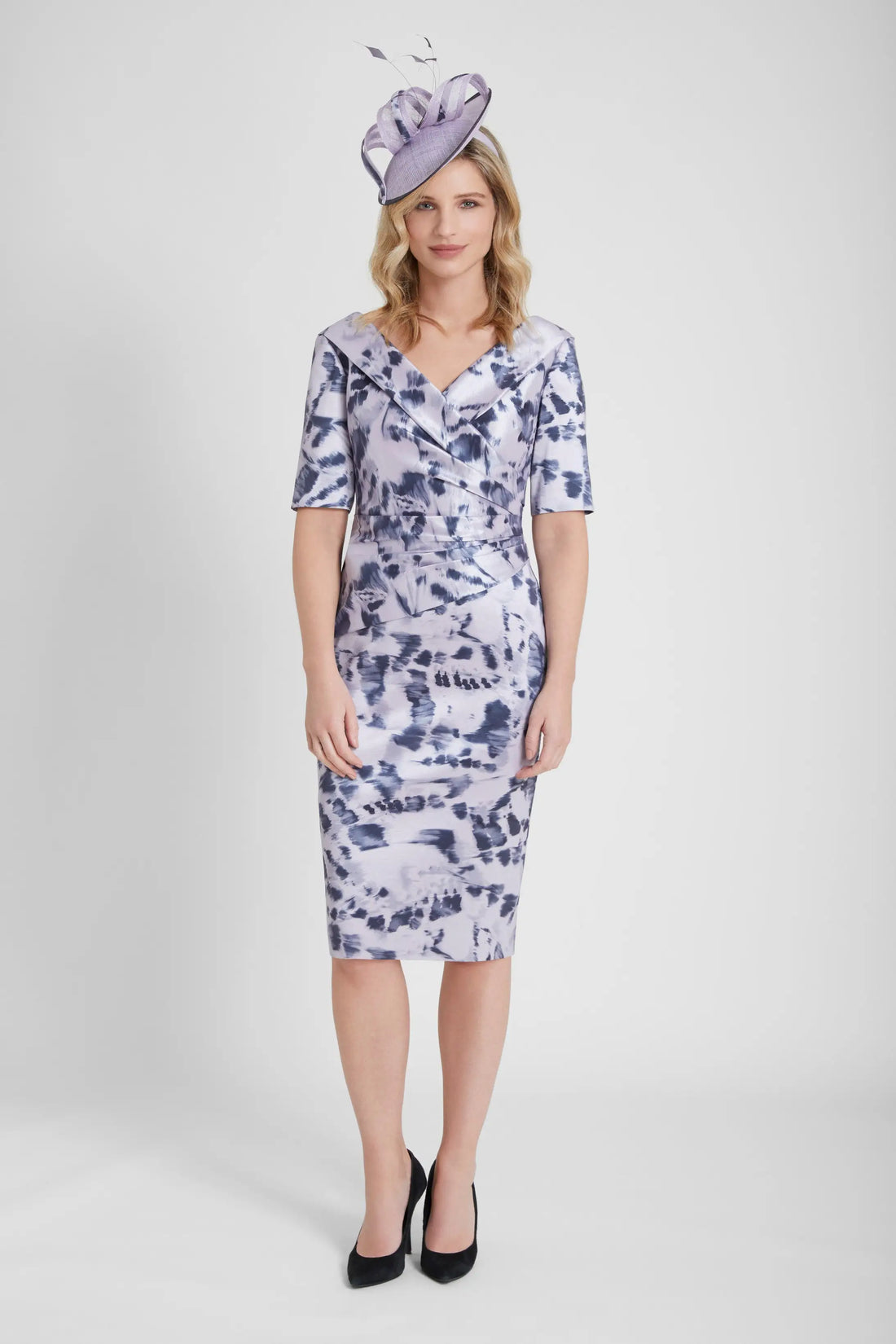 Ispirato Stretch Taffeta Special Occasion Dress in Layla Lilac