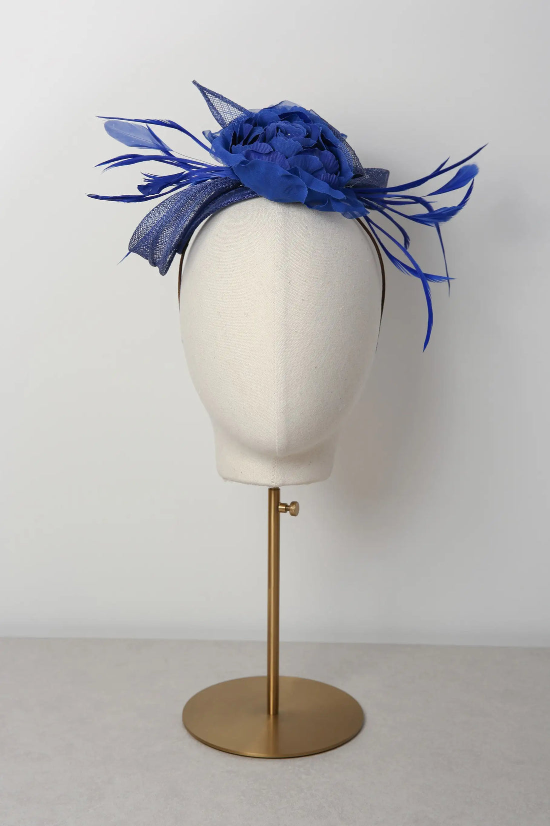 Rosalia Fascinator in Electric Blue