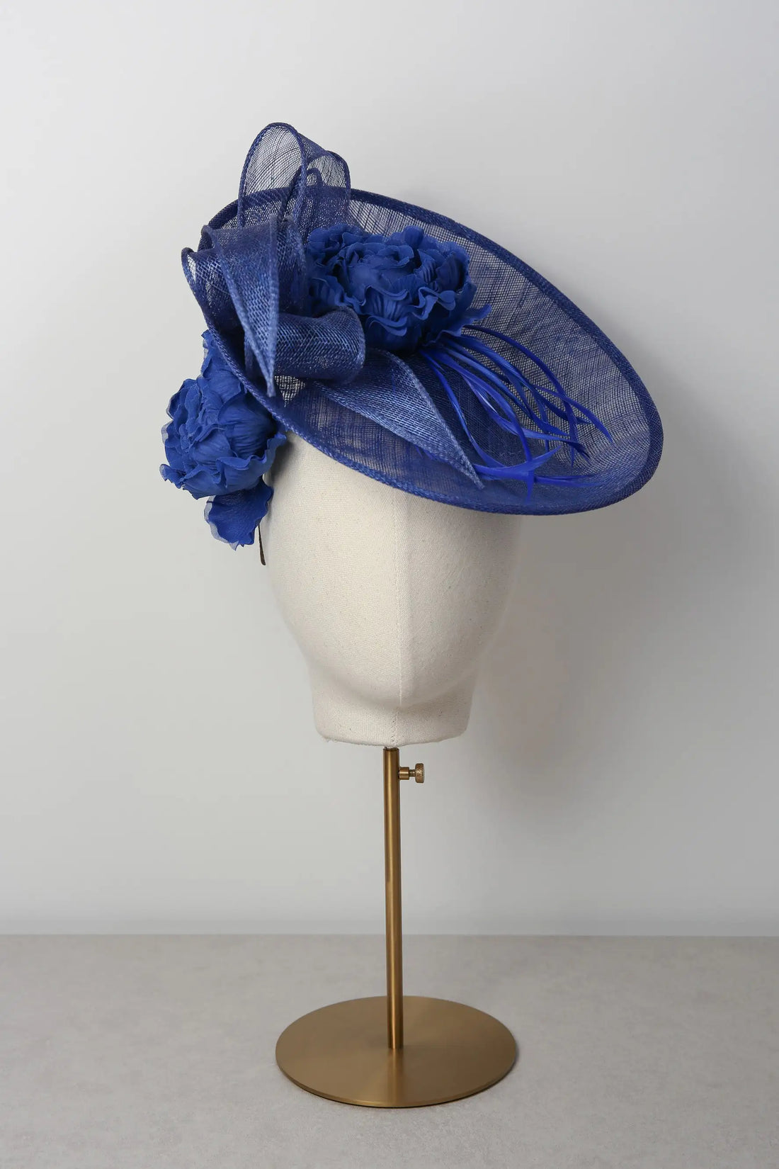 Rosemonde Fascinator in Electric Blue
