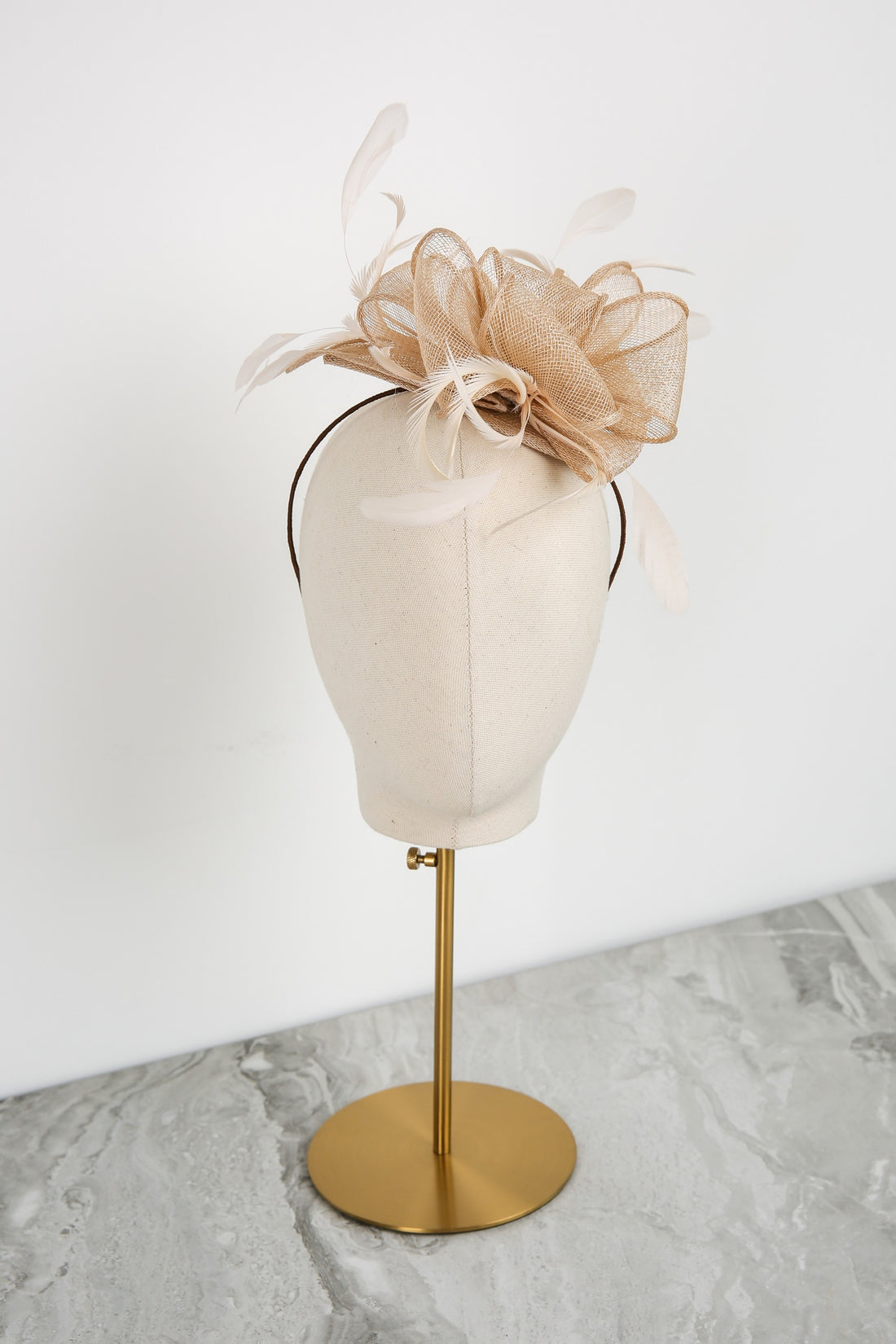 Waverleigh Fascinator in Golden Shadow