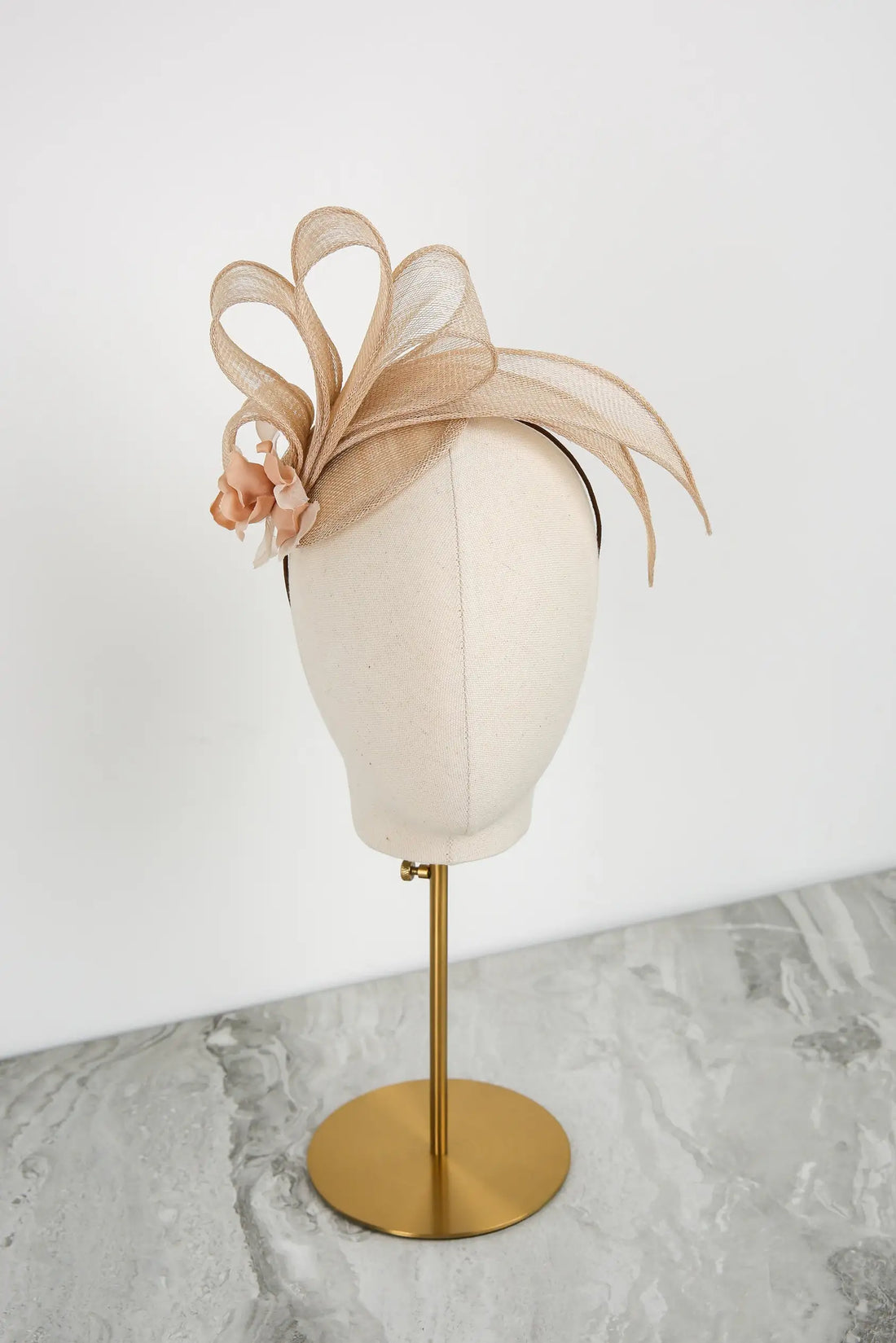 Zarlee Fascinator in Golden Shadow