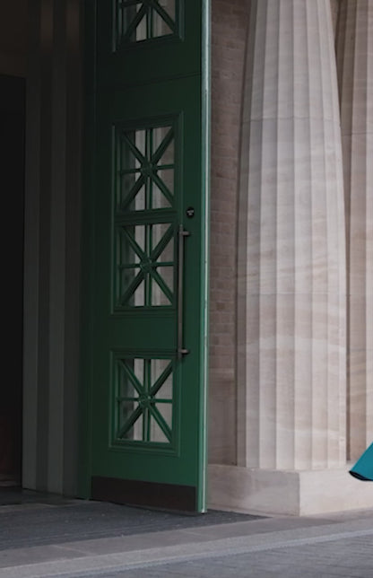 Milla Edge of the Shoulder Jersey Dress in Teal