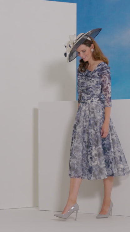 Condici Stretch Occasion Dress in Rosa Print